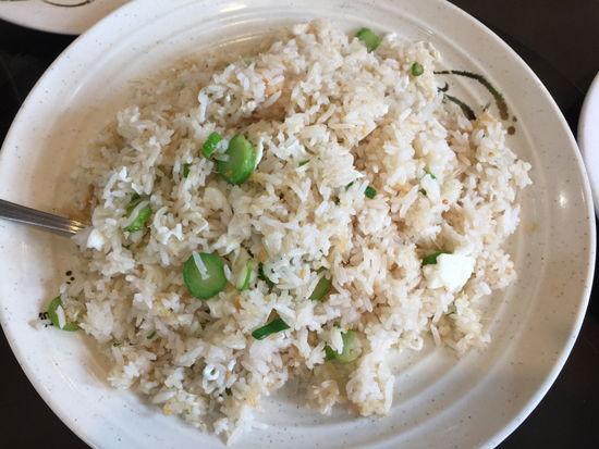 Dry Scallop & Egg White Fried Rice 