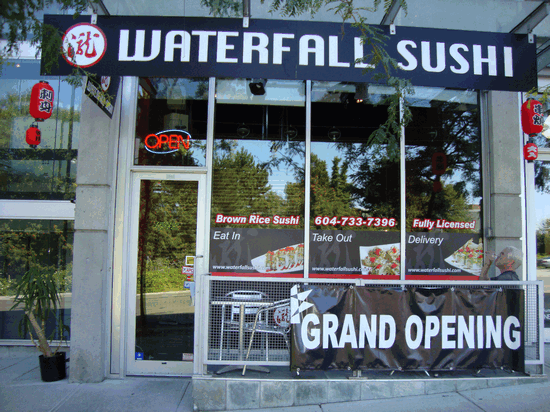 BCRestaurants.ca: Waterfall Sushi