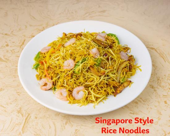 Singapore Style Rice Noodles