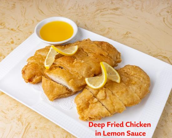 Deep Fried Chicken in Lemon Sauce