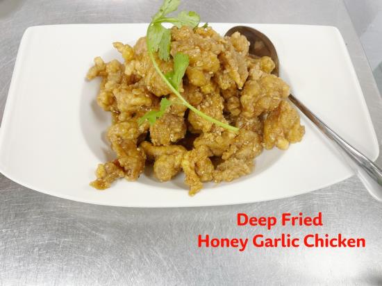 Deep Fried Honey Garlic Chicken