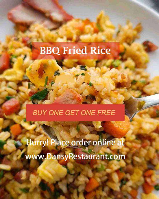 BBQ Fried Rice - buy one get one free special
