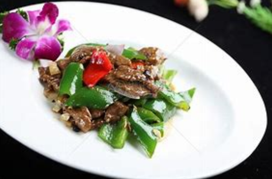 Beef and Bean Curd in Black Bean Sauce