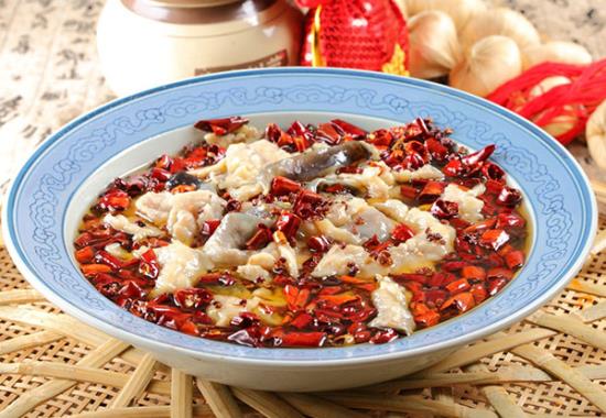 Sliced Fish in Hot Chilli Oil