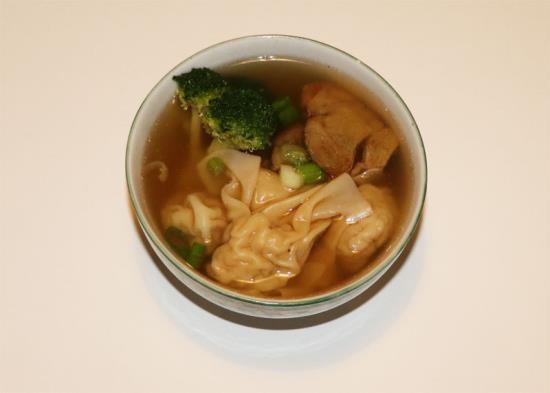 Wonton Soup with BBQ Pork