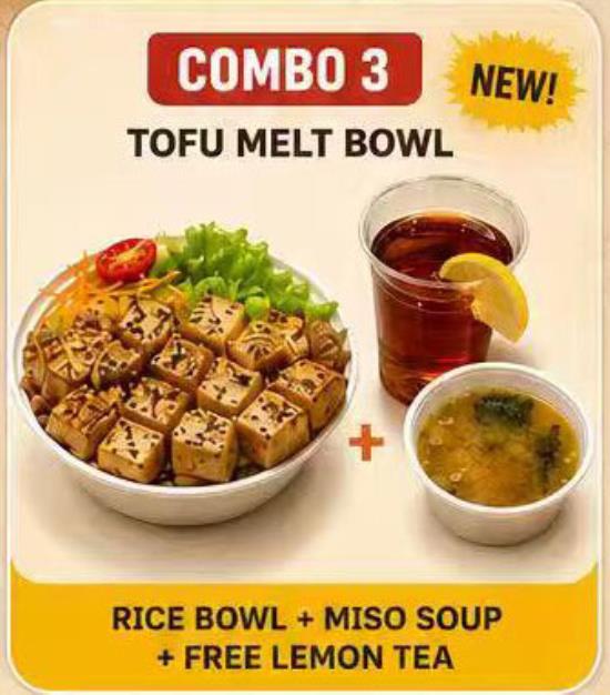 Combo 3 - Tofu Melt Bowl