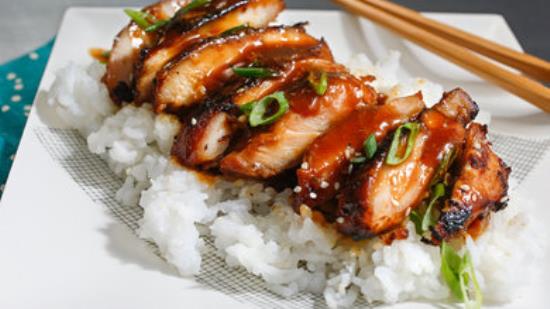 Salmon/Chicken/Beef Teriyaki Dinner