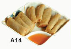 Deep Fried Vegetables Spring Rolls (6ps) 